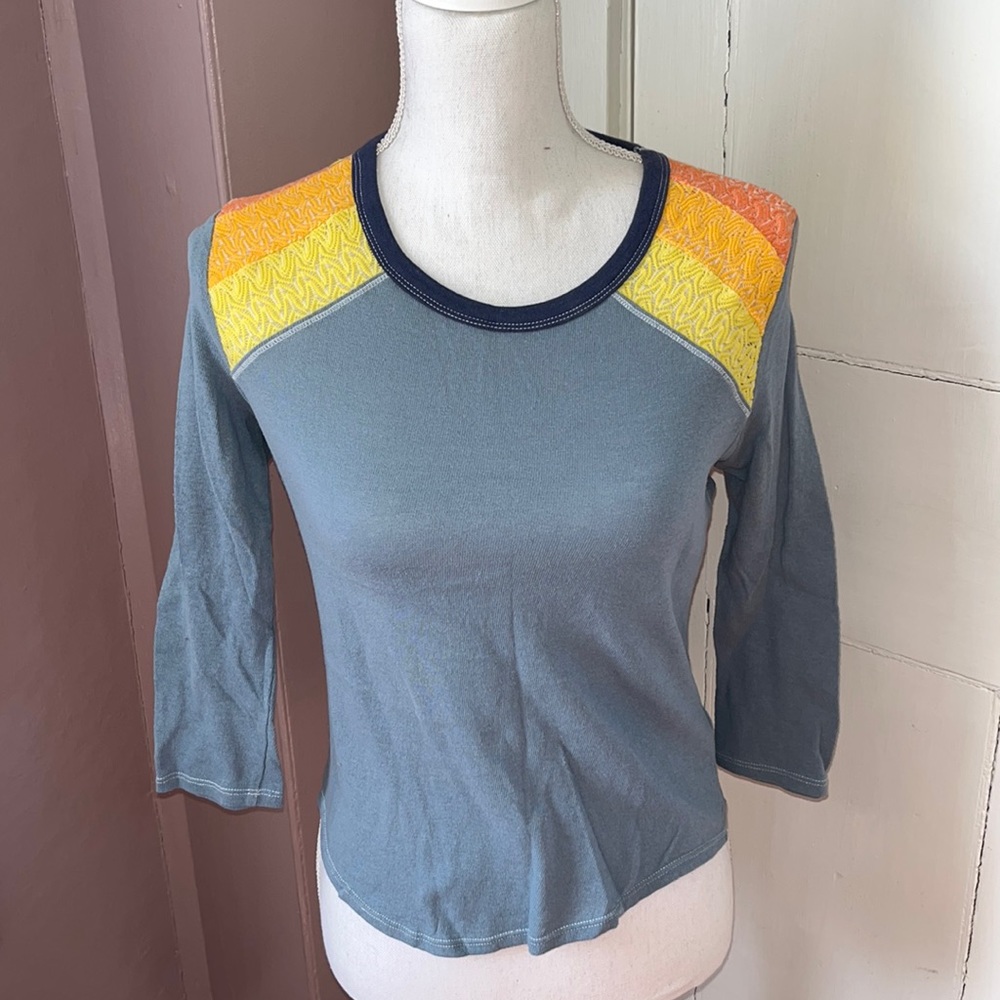 We The Free color block shirt